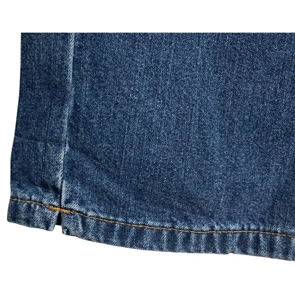 Eddie Bauer Cropped Jeans Womens Size 12 High Rise Waisted Mom Blue Denim - Picture 6 of 12